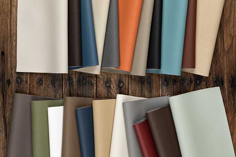Architex Summer Textiles Reel Leather detail