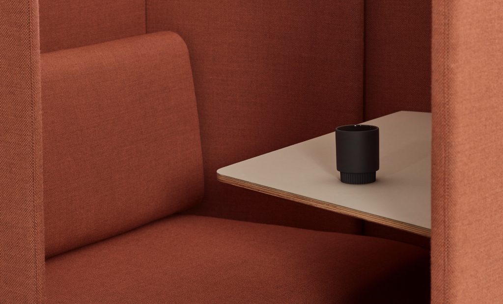 Pearson Lloyd Edge collection high back seating detail