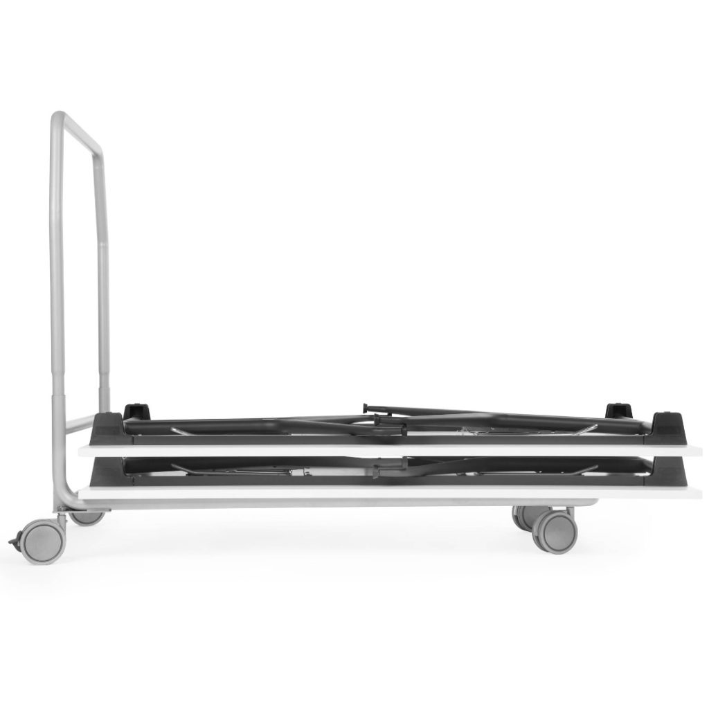 Falcon Fold table two tables on cart