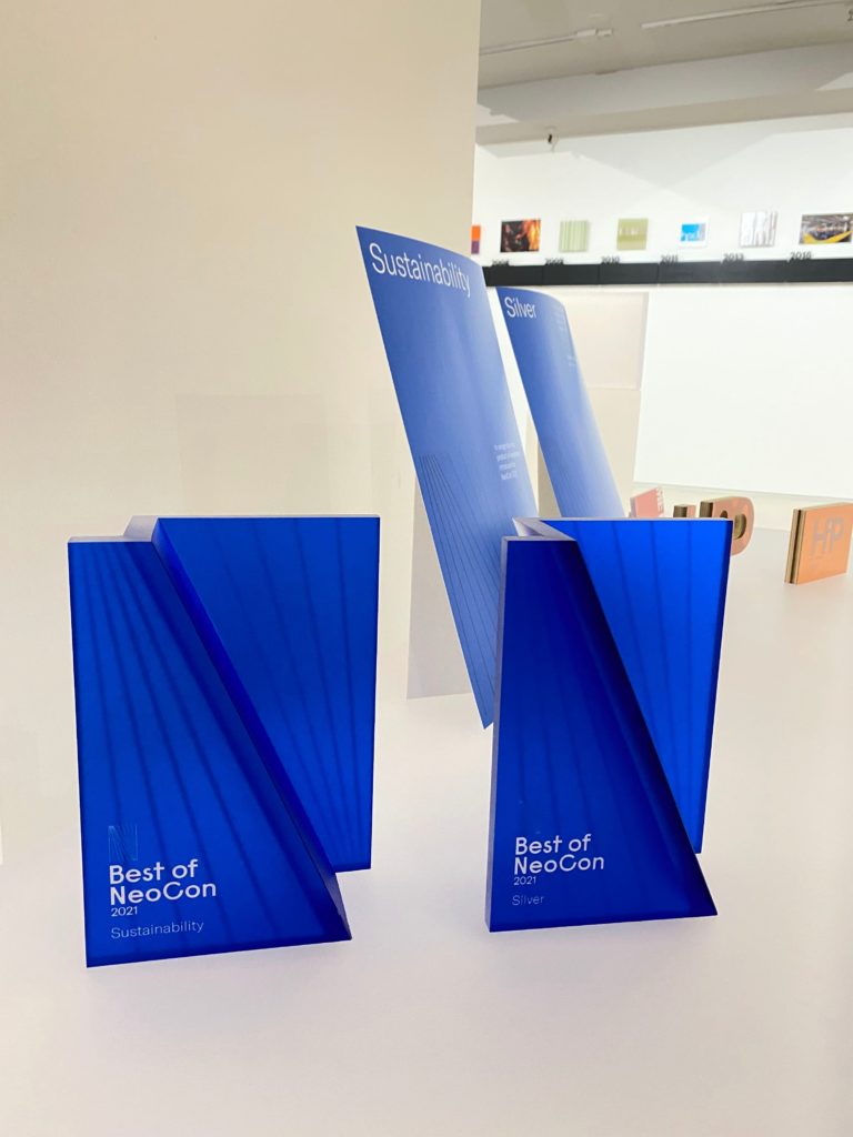 3form trophy for Neocon two trophies