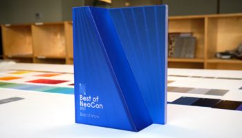 At NeoCon 2021: 3form Lauded for Resin Panels, Lighting, and Trophy Design