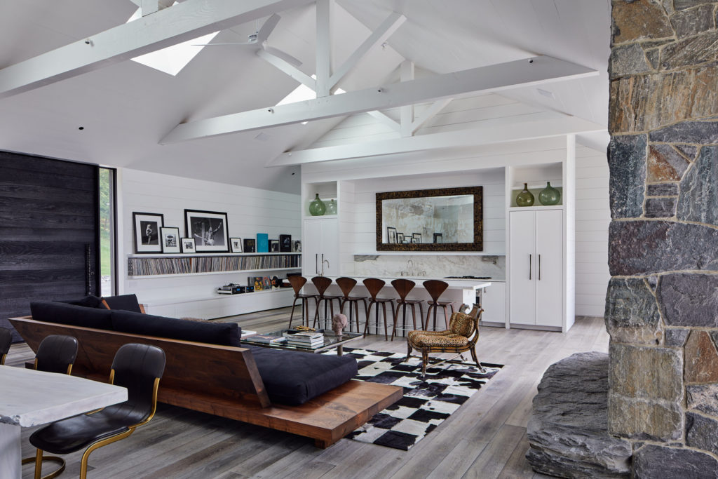 Bien Hecho custom sofa in large living room 