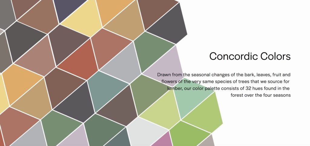 Concordic color chart