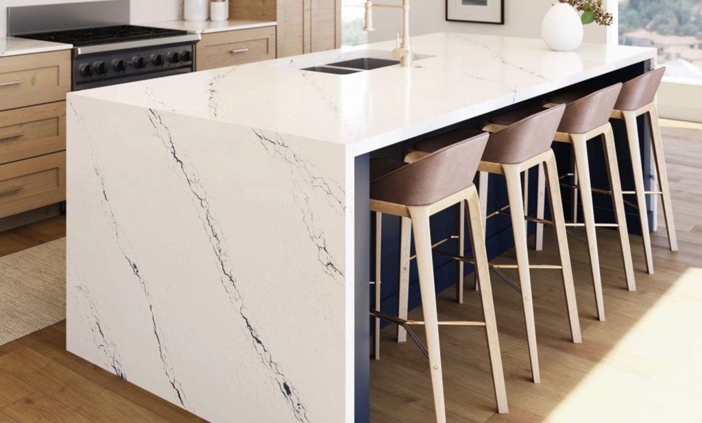 Inverness Collection Cobalt in kitchen island