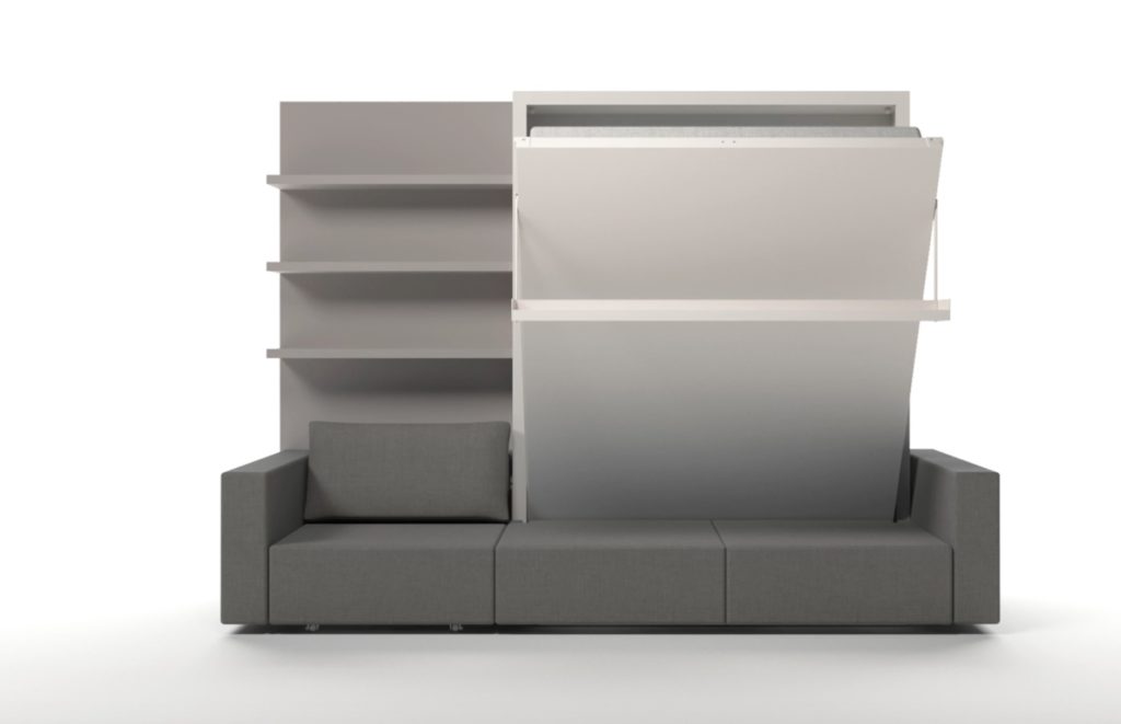 Swing transforming from sofa to bed