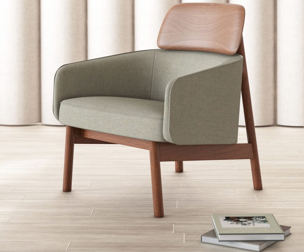 Toluca Chair by Martin Brattrud offers Intriguing Contrast
