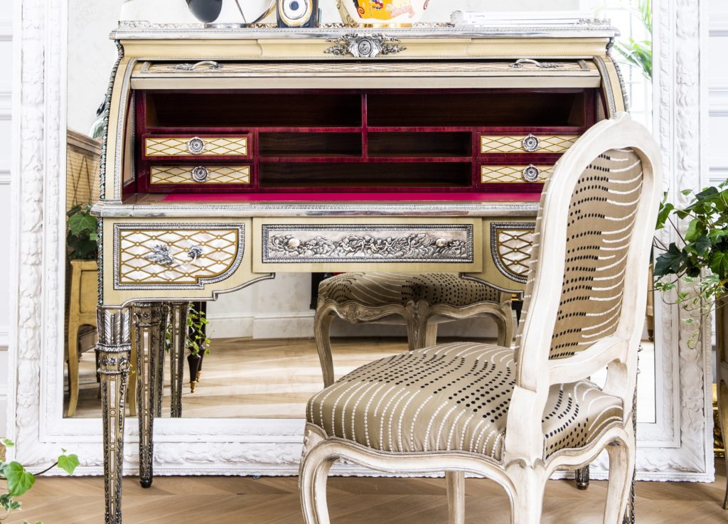 Roll-Top Desk by Maison Craman Lagarde
