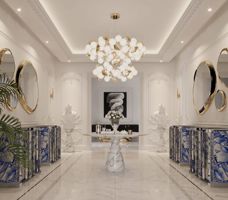 Hera round double tier in luxurious restaurant