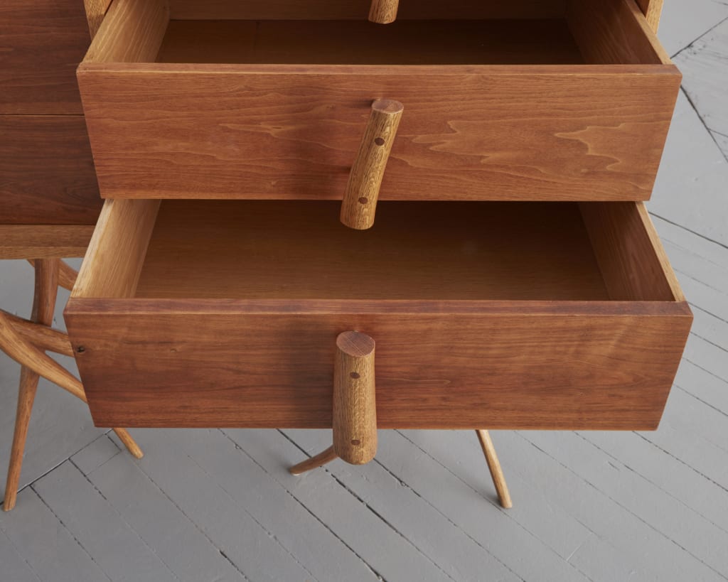 Design Miami: Wendell Castle chest of drawers detail