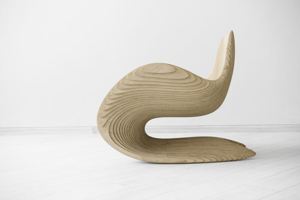 Betula chair natural side view