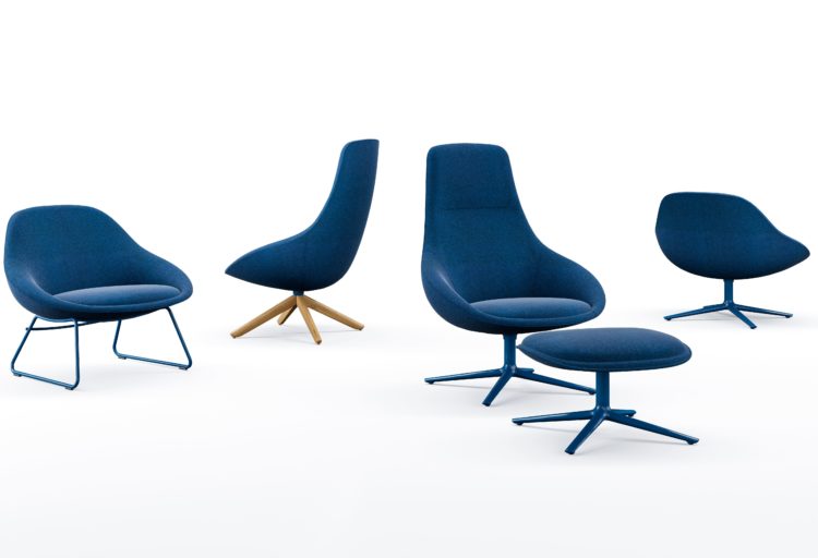 Cove high-back blue several styles