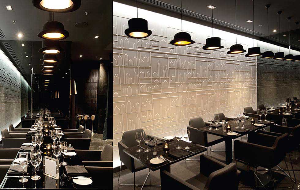 Innermost Jeeves in fancy restaurant