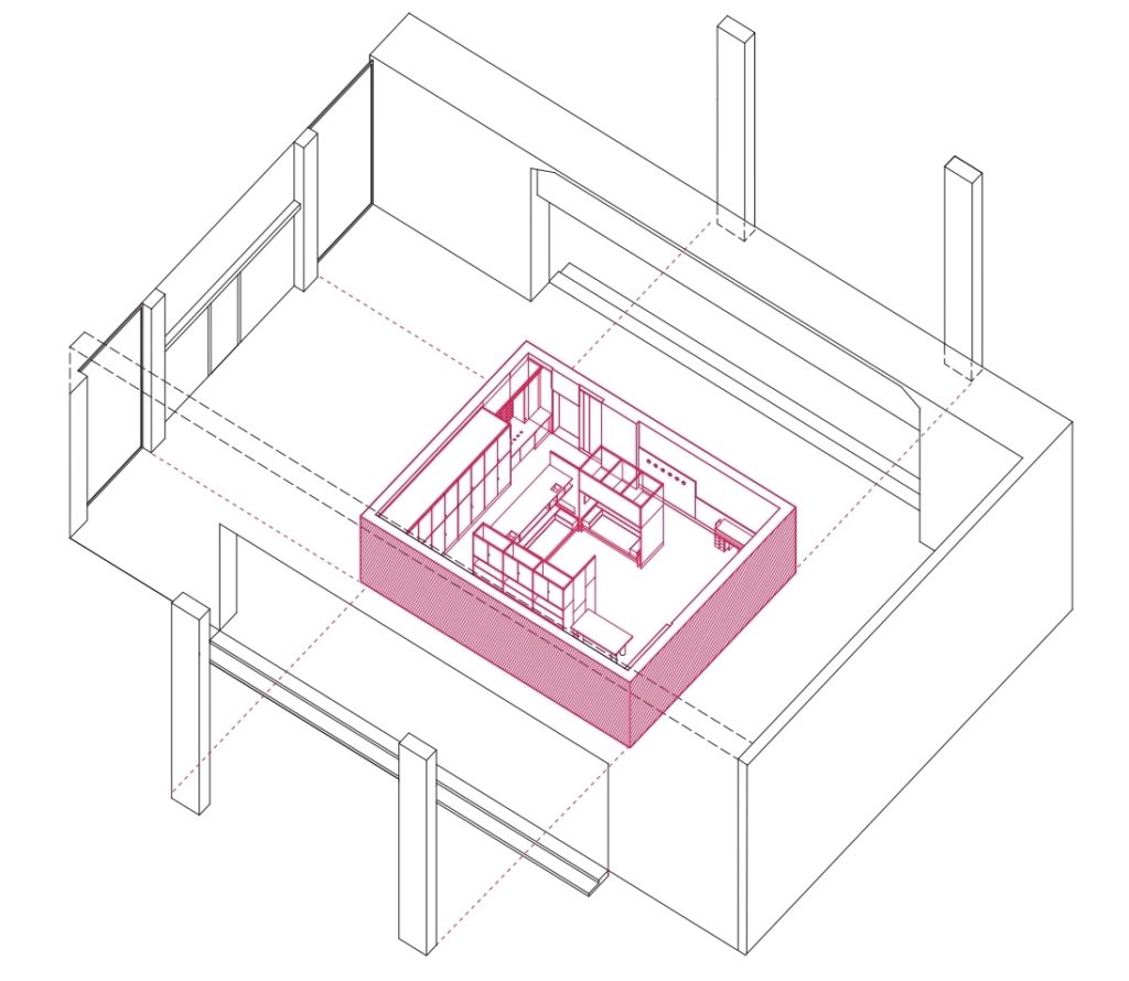 Casa Lana original architectural drawing