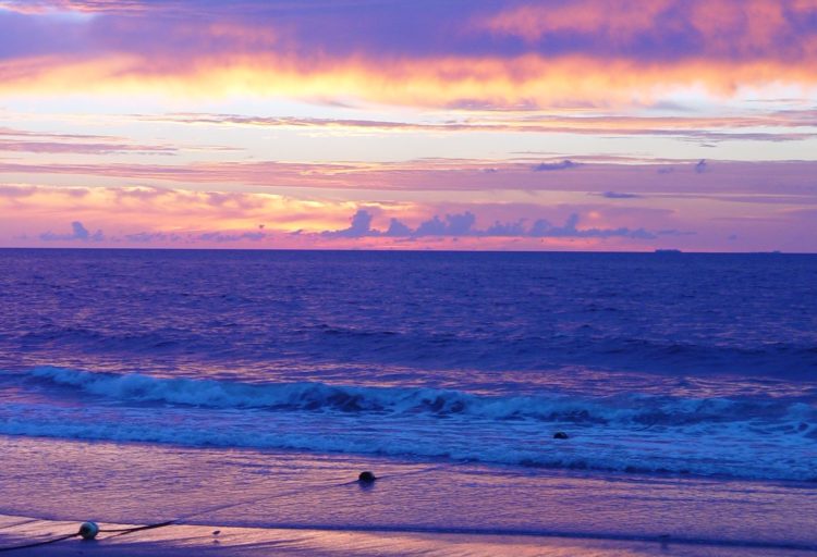 Amazing sunset with Periwinkle highlights