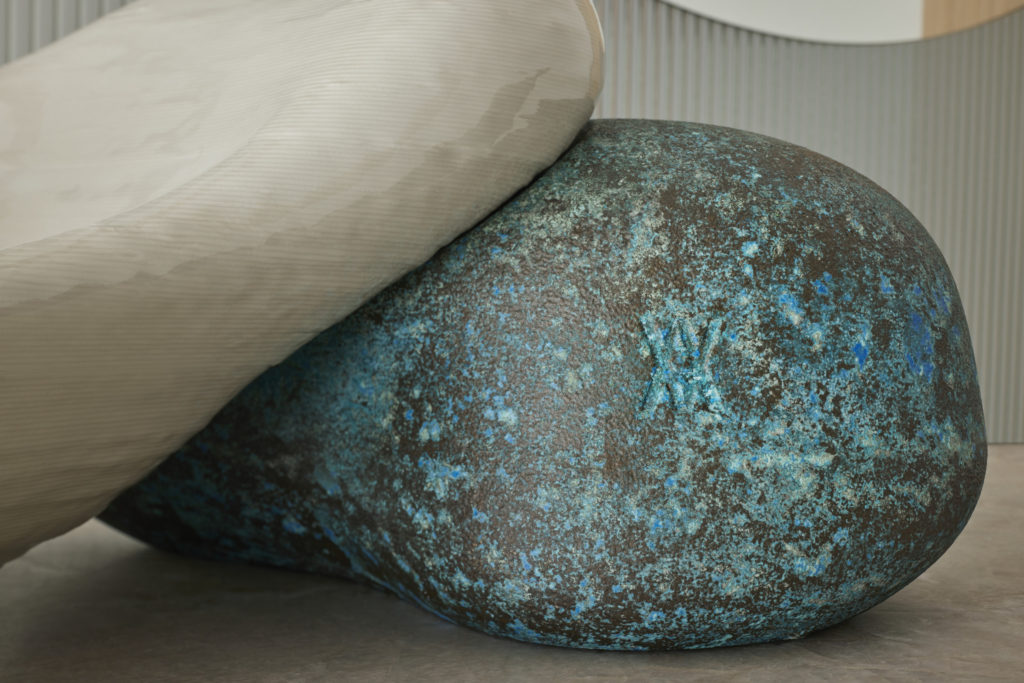 Rock.01 detail showing resting on rock