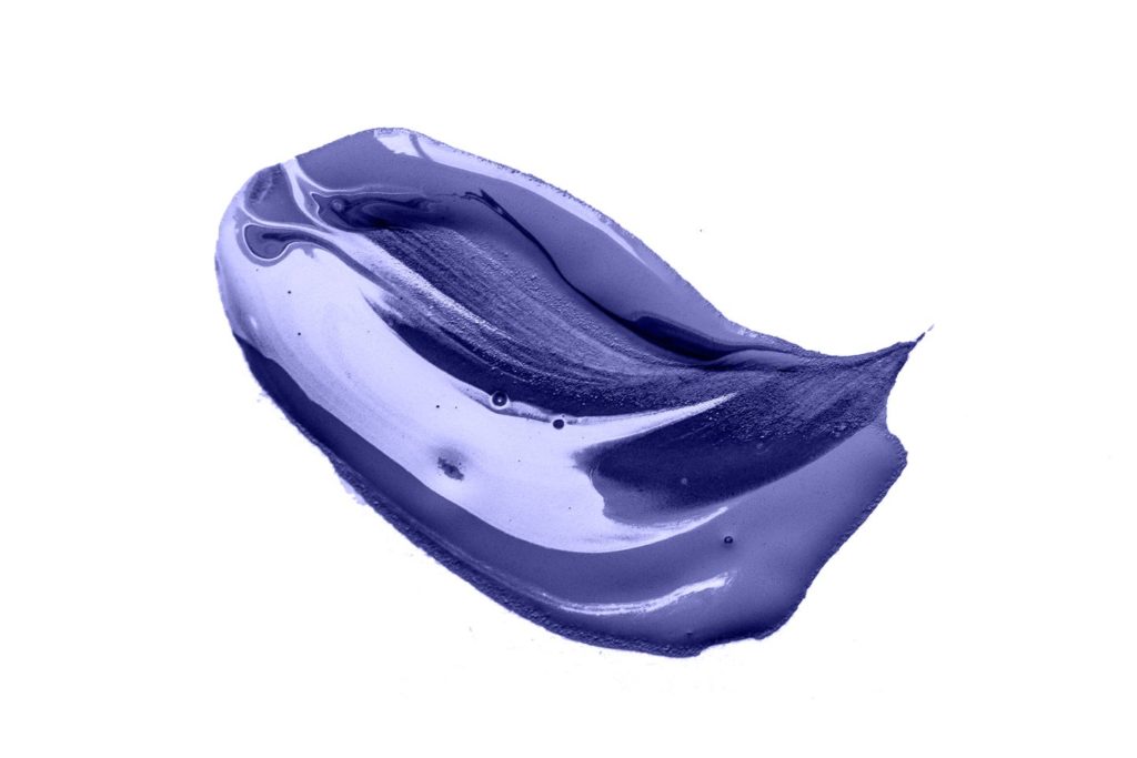Pantone color of the year paint dab very peri