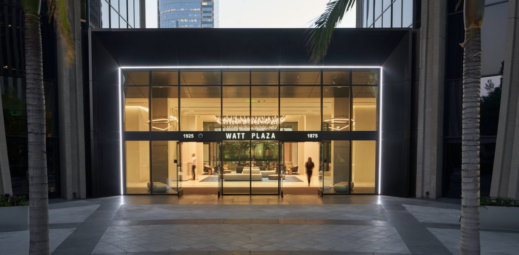 Archilume P1M pendant lobby exterior