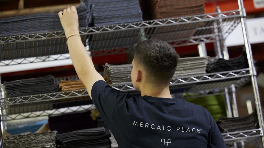 Mercato Place warehouse employee