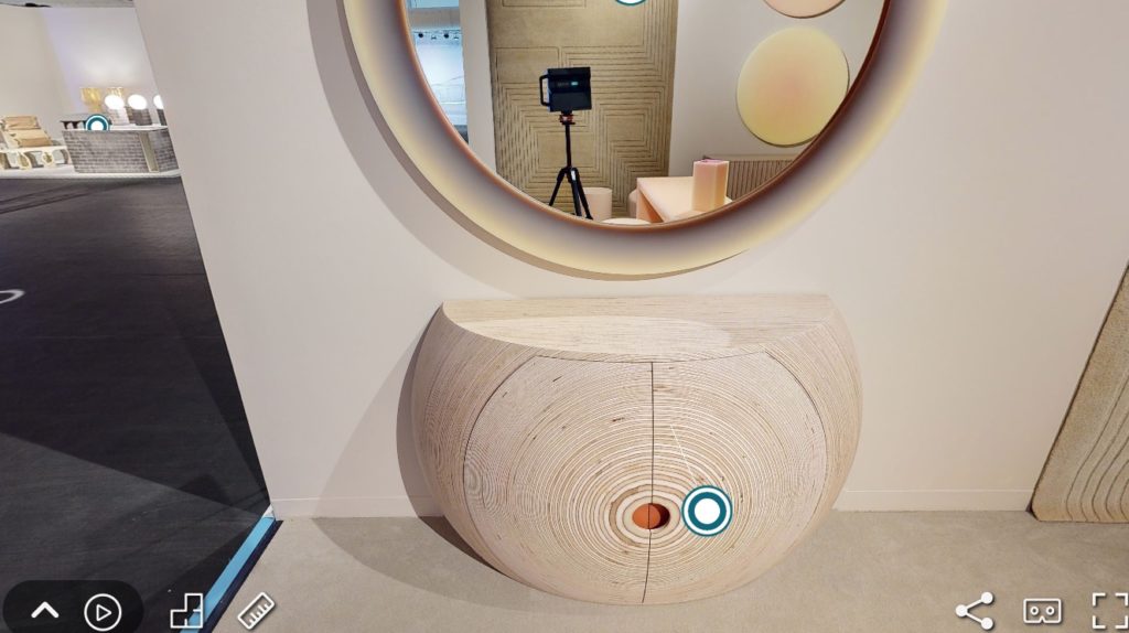 Timbur Bubble credenza at Design Miami