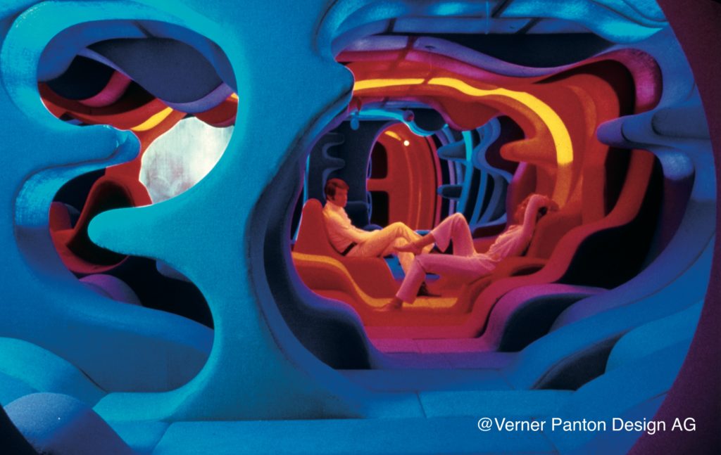 design from Visiona II by Verner Panton
