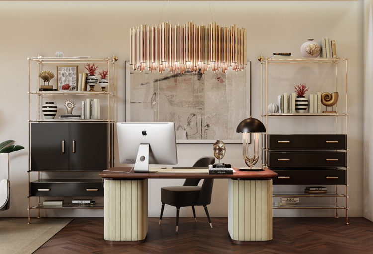 Edith desk in fancy office