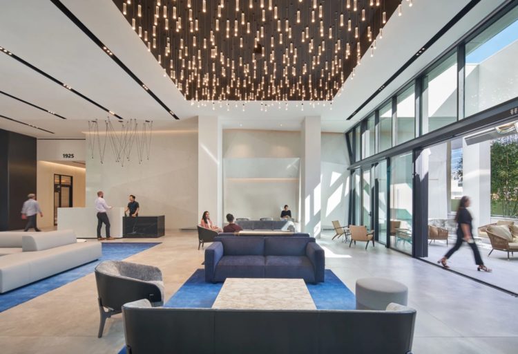 Archilume P1M Watt Plaza Lobby installation