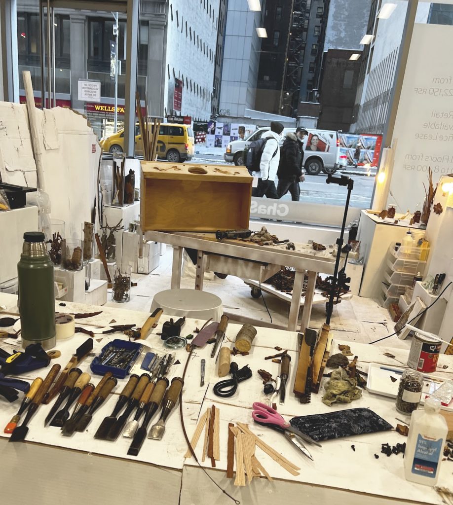 Sabrina Merayo Nuñez view of workshop