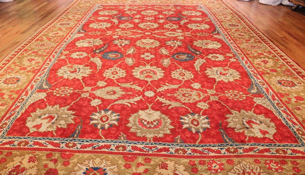 Nazmiyal arts and crafts Irish Donegal rug