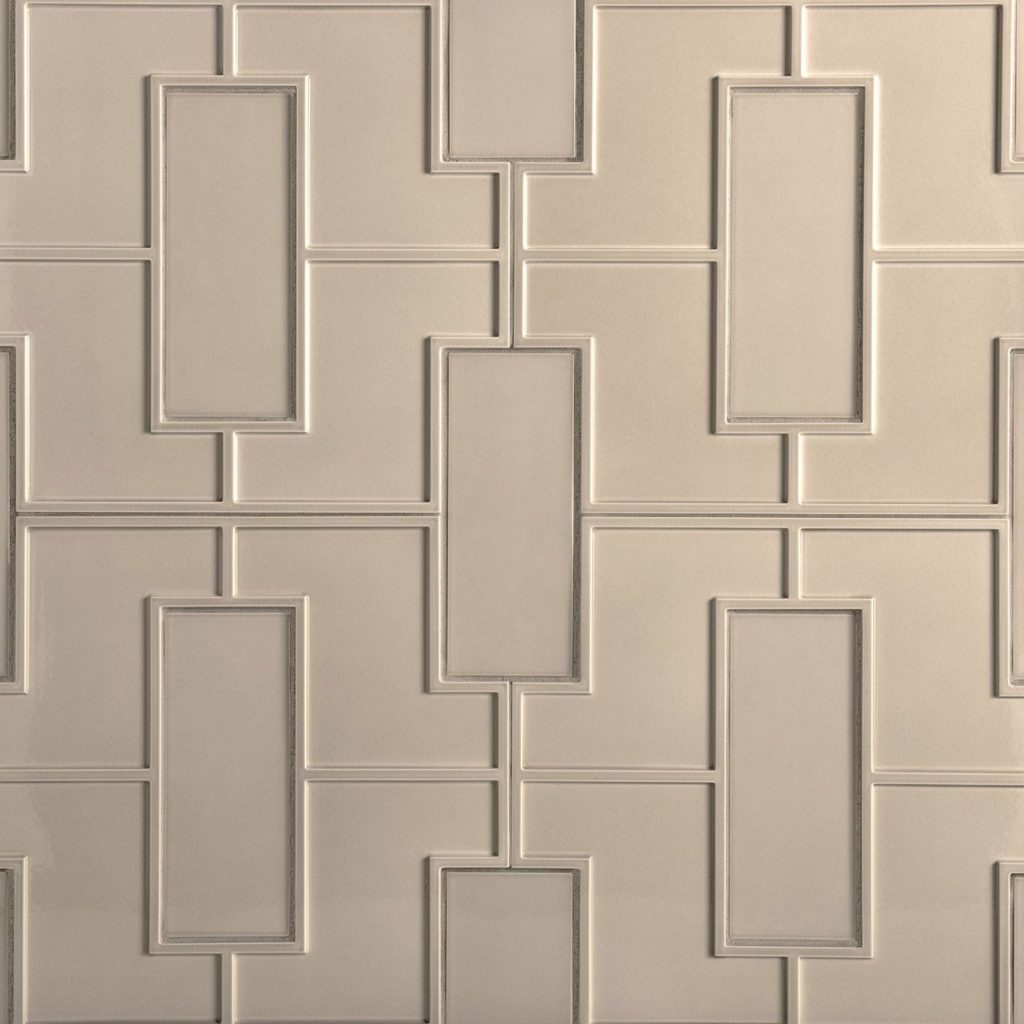 Studio Moderne fretwork in tan
