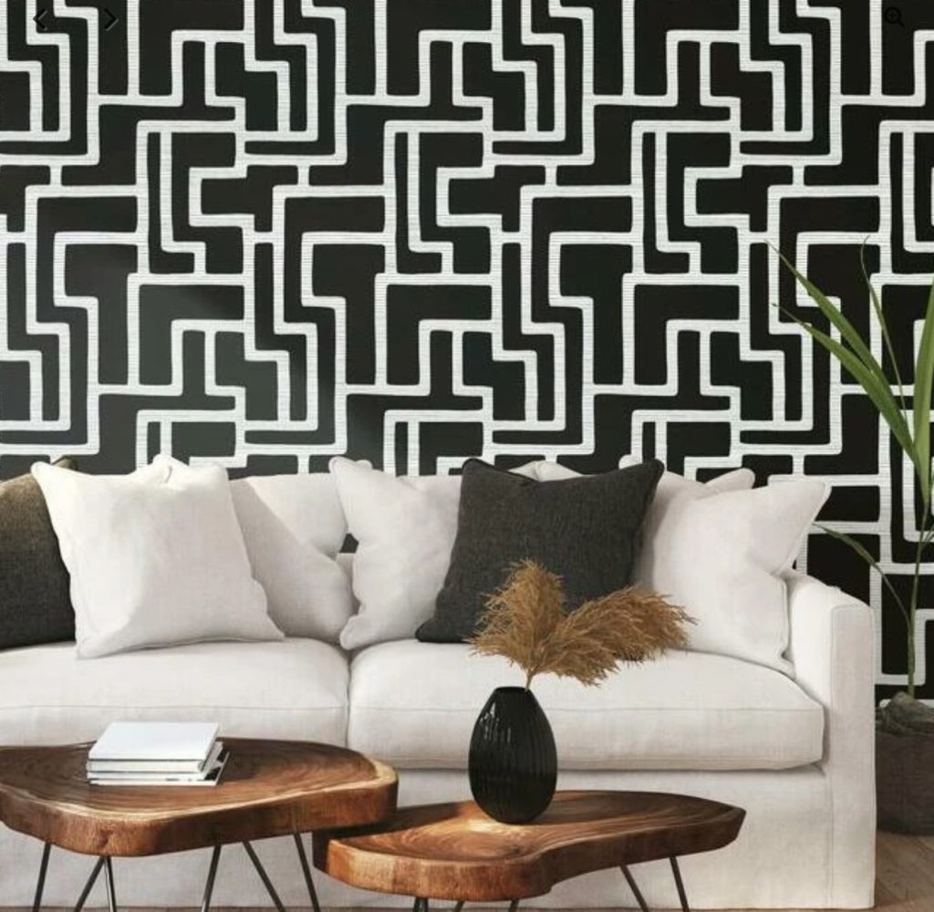 Black & White Graphic Polyomino
