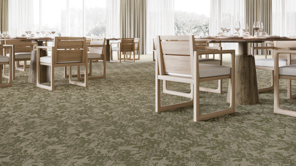 Renewal series Native Flora design in dining room