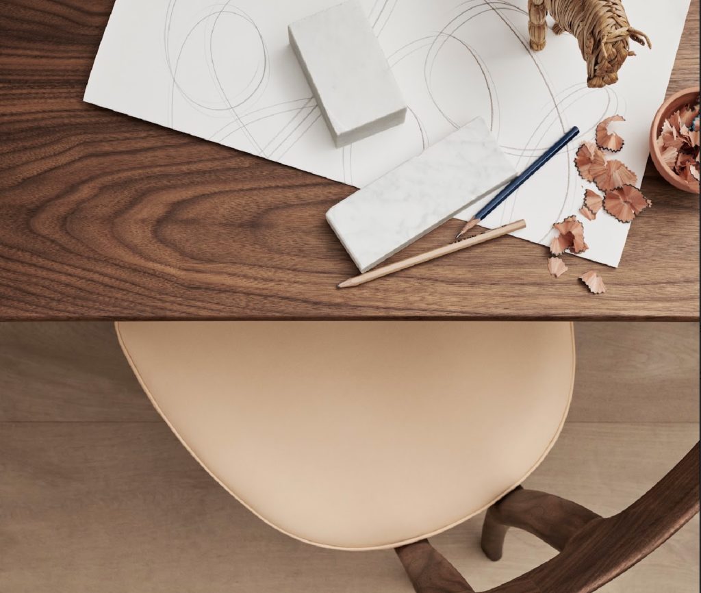 Carl Hansen & Son OW 58 T-Chair overhead view
