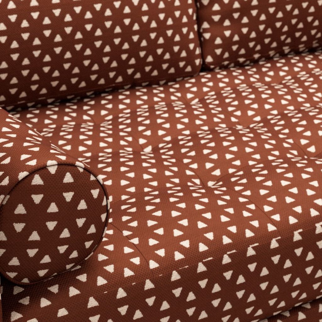 Mokum Samurai textile burnt orange
