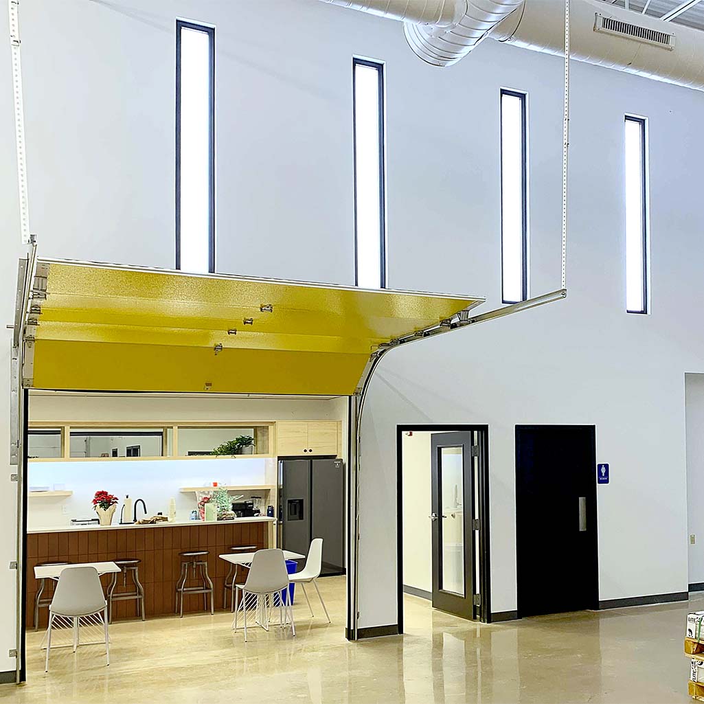 Lightglass clerestory modules in the Lightglass factory 