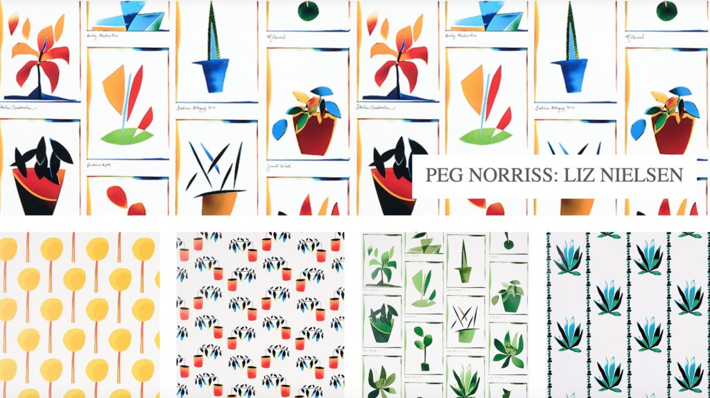 Peg Norriss-Liz Nielsen Wallcovering Collection by Schumacher Peg Norriss-Liz Nielsen Wallcovering Collection by Schumacher