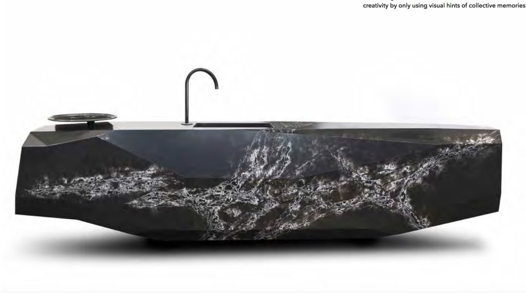 Compac ICE black vanity