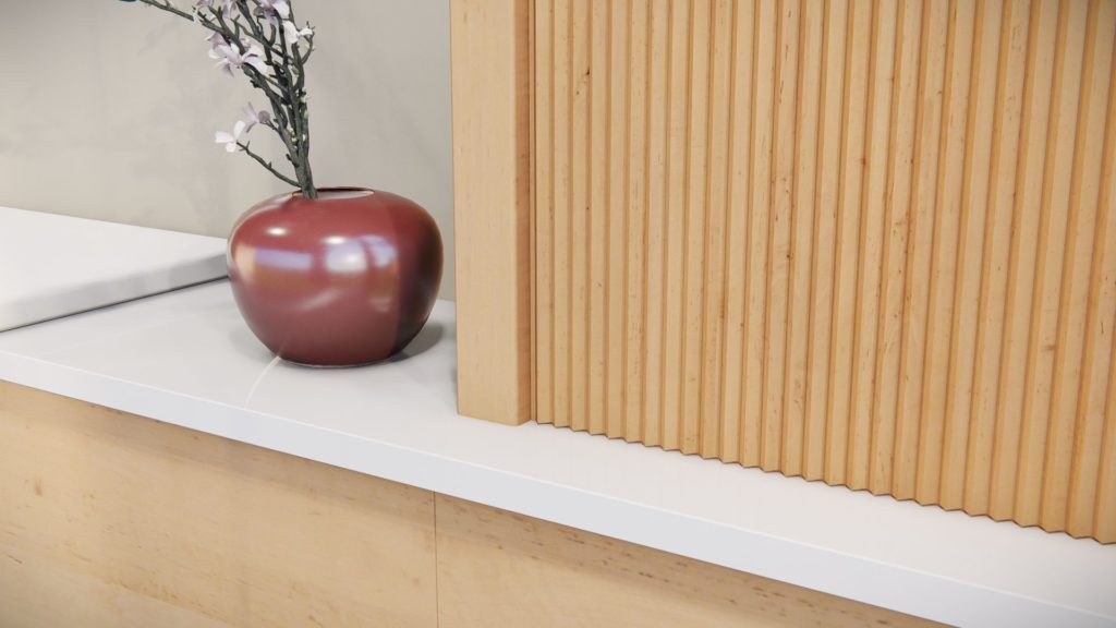 OctoTerra Linea rift oak detail