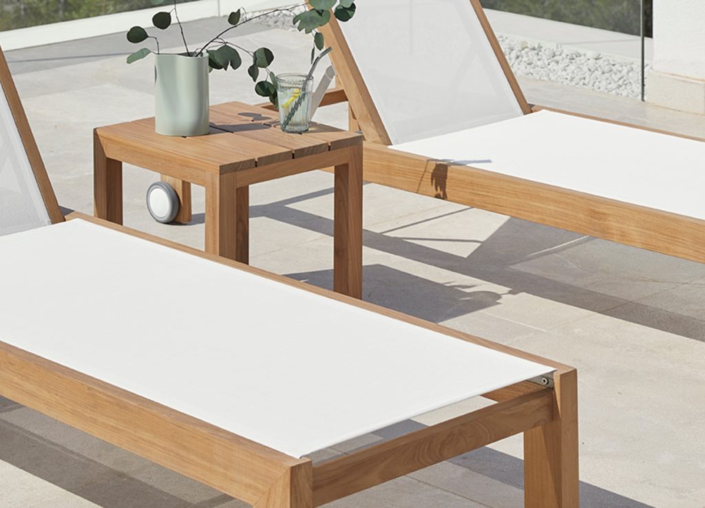 Bay Collection sun loungers detail