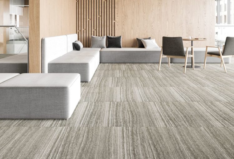 Top Shelf gray in lounge area