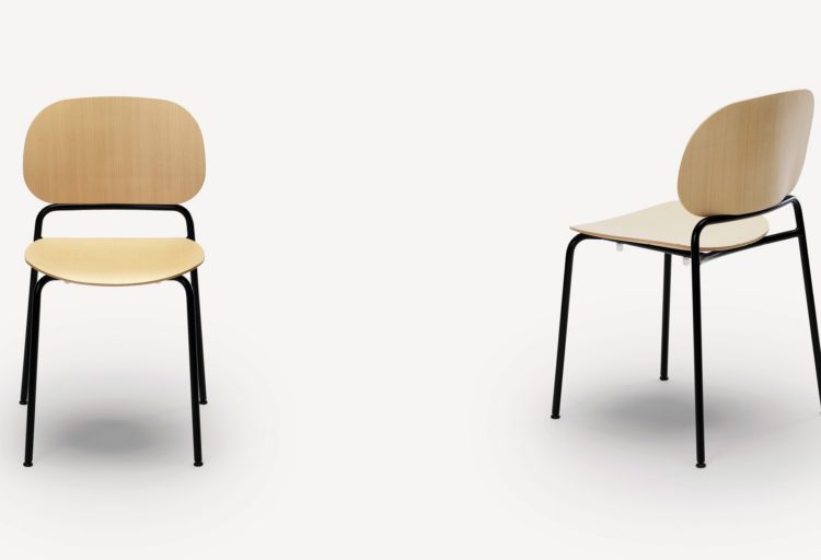 Upon Chairs in natural two chairs one front view one 45 degree rear