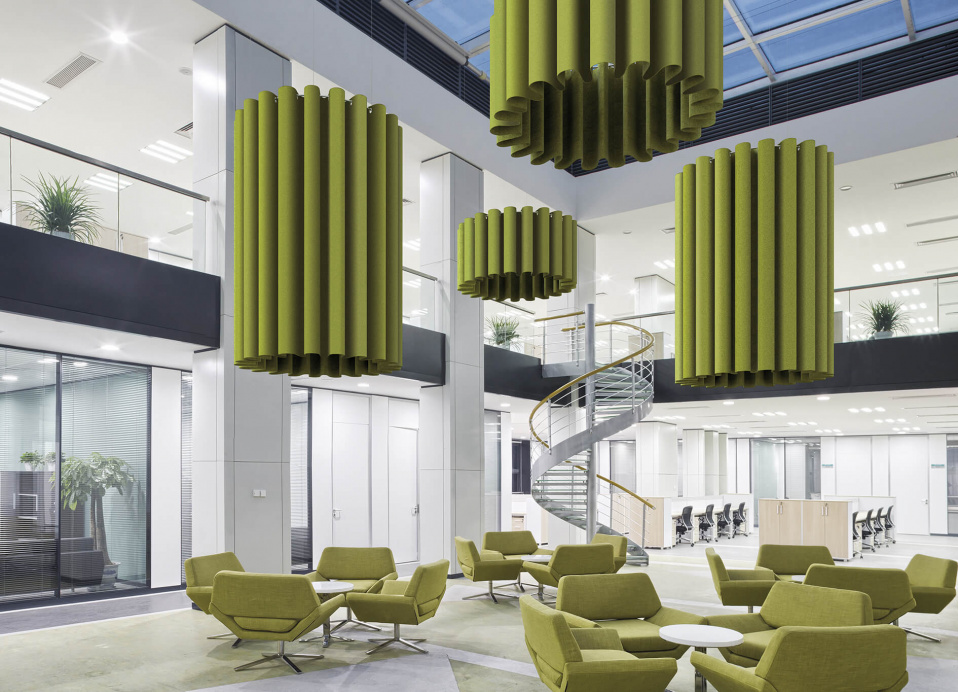 Snowsound Green several in open work area