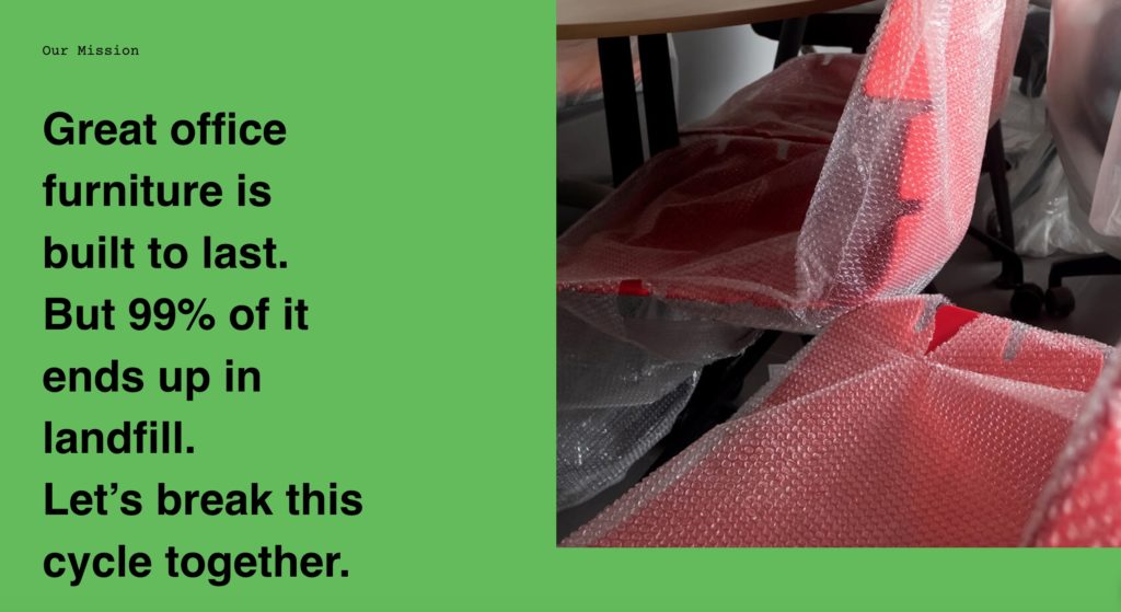 Reseat website image keep furniture out of landfill