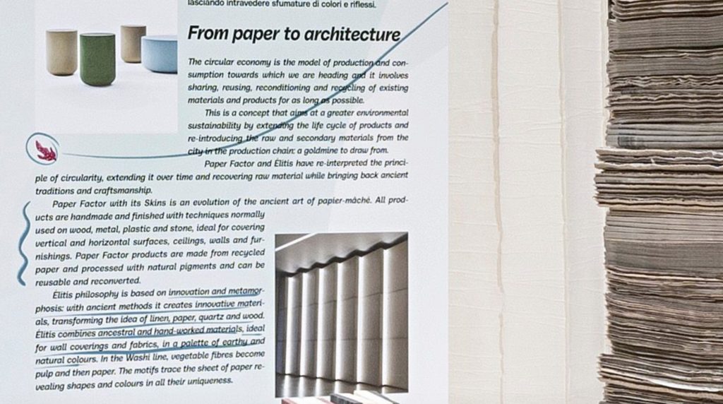 Design with Nature paper exhibit