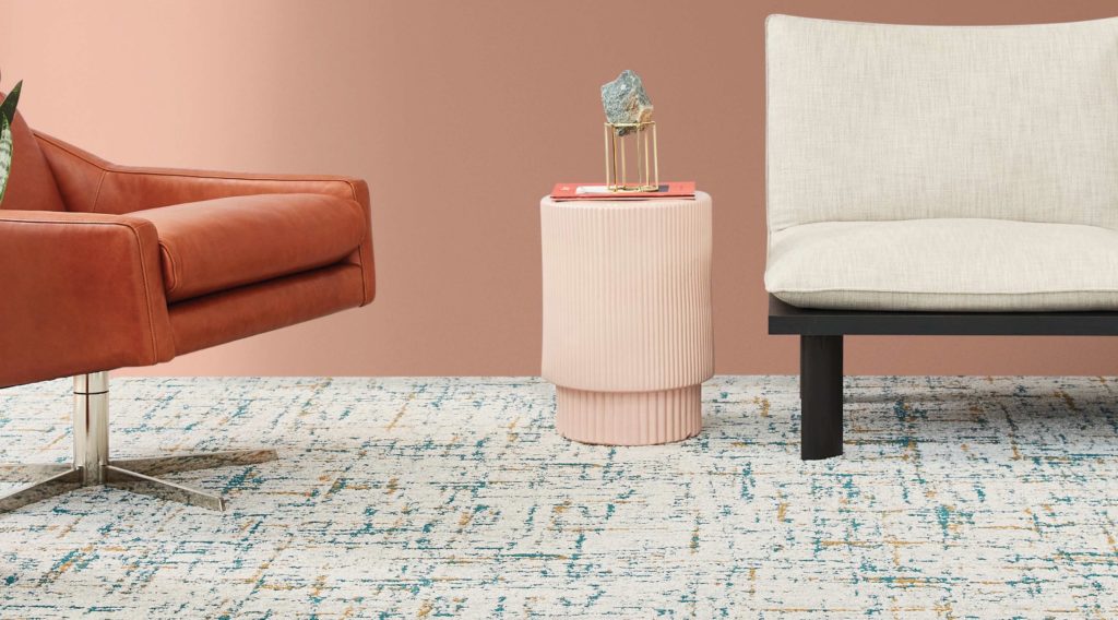 Surfaces Shaw Contract + West Elm carpet tile