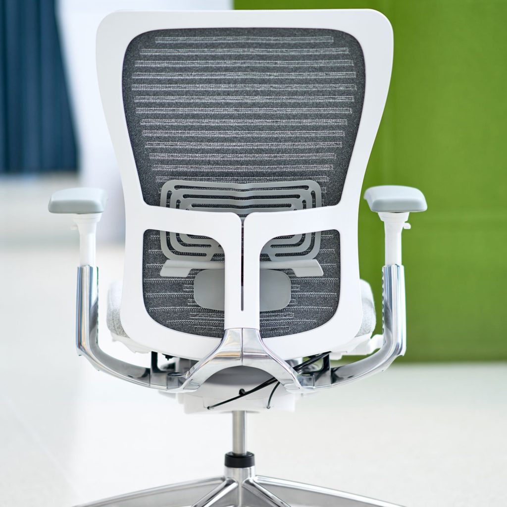 Haworth Zody chair detail from rear