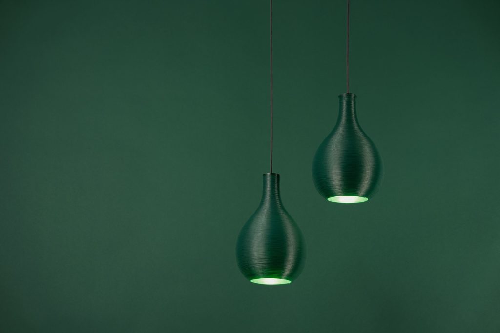 two Seagrass pendants