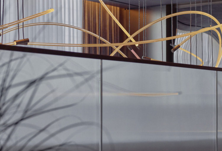 Carvart glass railing frosted