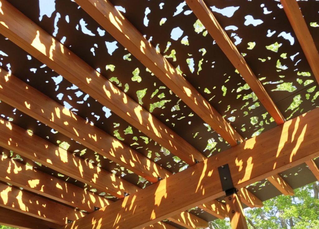 Parasoleil shade structure detail
