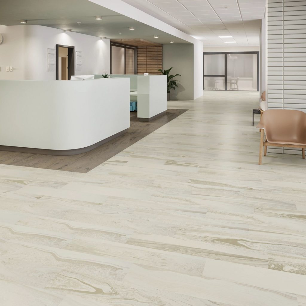 Open Range Flooring in reception area