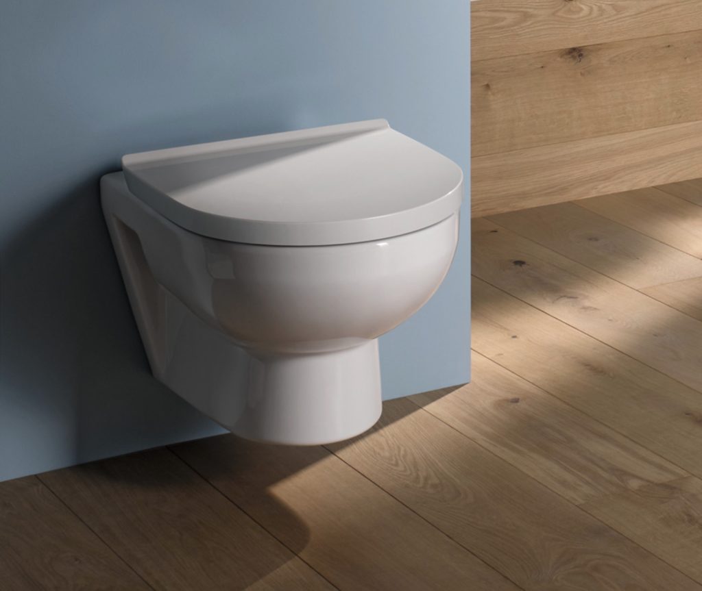 Duravit No. 1 close-up wall-mounted toilet 